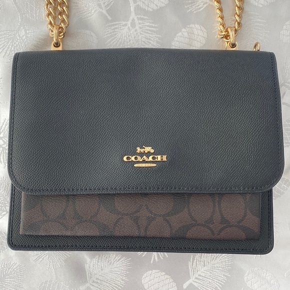 Coach golden chain bag - Picture 3 of 6